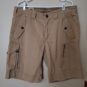 NEW Polo Ralph Lauren Cargo Cotton Tan Shorts 36